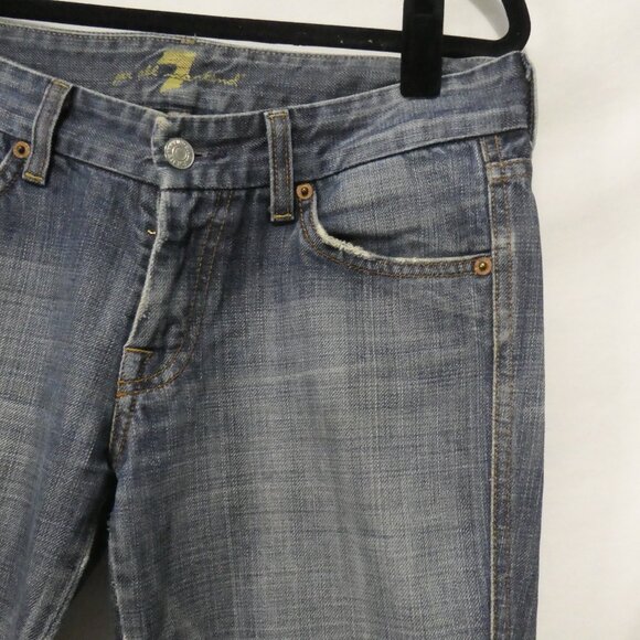 7 FOR ALL MANKIND | size 28 | Classic Bootcut Medium Wash Blue Jeans - Picture 5 of 16